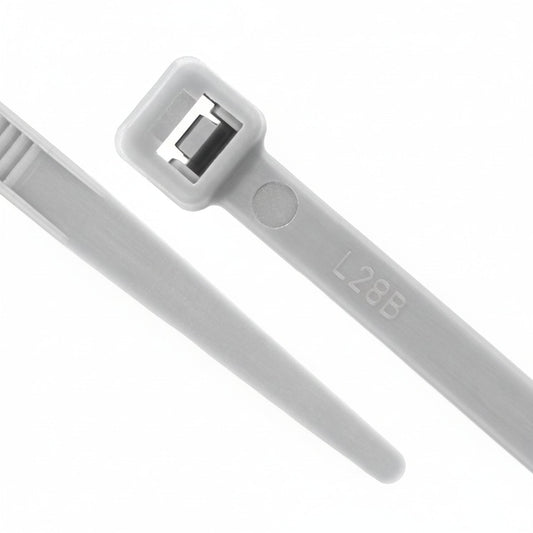 8" 50lb Gray Cable Tie 100/bag