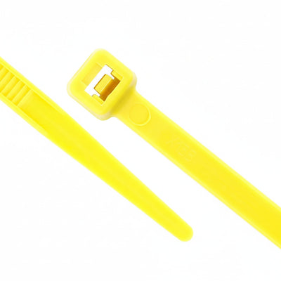 6" 40lb Yellow Cable Tie 100/bag