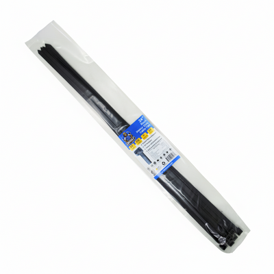 24" 175lb BlackUV Cable Tie 10/bag