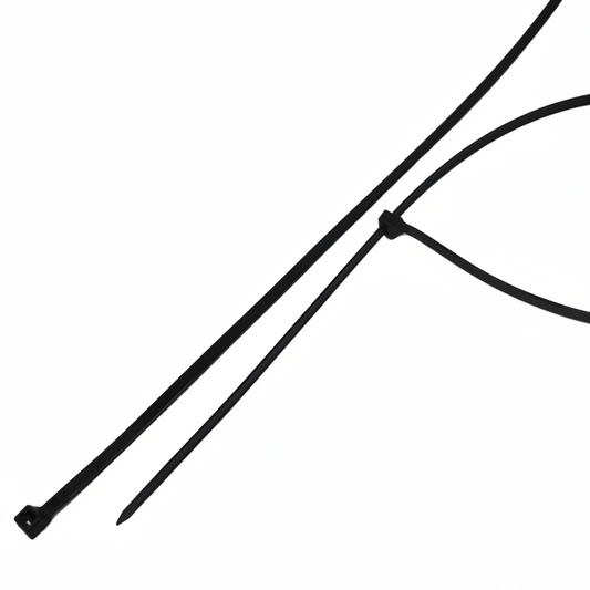 24" 175lb BlackUV Cable Tie 10/bag