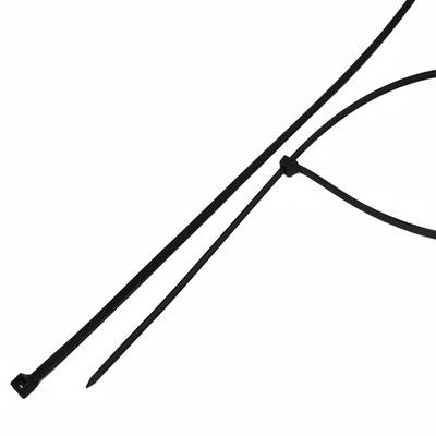24" 175lb BlackUV Cable Tie 10/bag