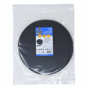 Grizzly Supply Hook & Loop 1/2" Black Continuous Roll 25 yards/roll