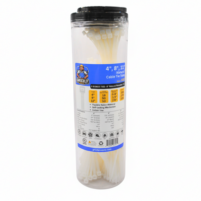 4", 8", 11" Natural Assorted Tube 500/bag