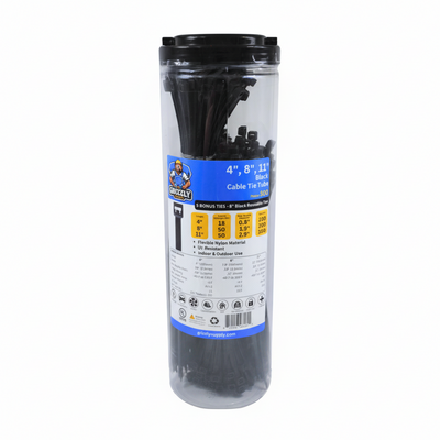 4", 8", 11" BlackUV Assorted Tube 500/bag