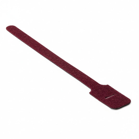 HellermannTyton GT.50X8MP2V2 Grip Tie, UL94V0-2 Flame Rated, .5" x 8.0", PA6/PP, Maroon, 10/pkg
