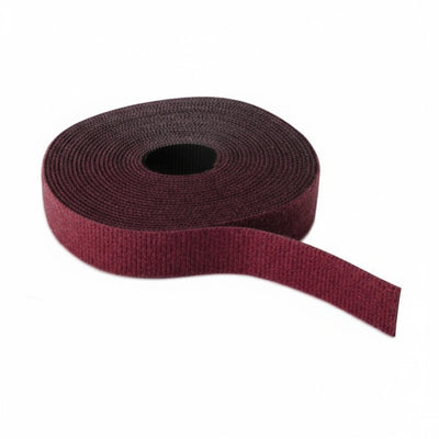 HellermannTyton GT.75X180MV2 Grip Tie Roll, UL94V0-2 Flame Rated, 180" Long, .75" Wide, PA6/PP, Maroon, 1/pkg