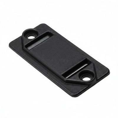 HellermannTyton GTM100A0C2 Grip Tie Mount for .75" Wide Grip Tie, Adhesive, PA66UV, Black, 100/pkg