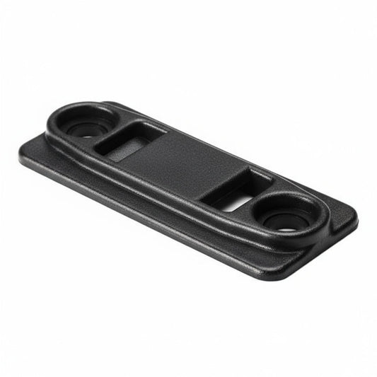 HellermannTyton GTM500C2 Grip Tie Mount for .5" Wide Grip Tie, Without Adhesive, PA66UV, Black, 100/pkg