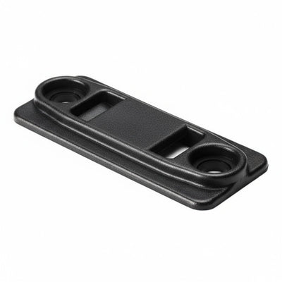 HellermannTyton GTM500C2 Grip Tie Mount for .5" Wide Grip Tie, Without Adhesive, PA66UV, Black, 100/pkg