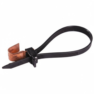 Thomas & Betts TYM5423X-S Cable Tie 200lb 24" Ultraviolet Resistant Nylon12 Stainless Steel Messenger Hanger/Lashing