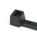 7.87" 120lb UV Black Cable Ties 100/bag