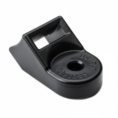 HellermannTyton HDM190HIRC2 Standard Torque Cable Tie Mount, Mtg Hole Dia. 0.1875", Max Torque 115.0 in lbs, PA66HIRHSUV, Black, 100/pkg