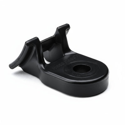 HellermannTyton HDM321HIHSUVH4 Medium Torque Cable Tie Mount, Mounting Dia. 0.3125", Max Torque 40.0 lb - ft, PA66HIRHSUV, Black, 500/pkg