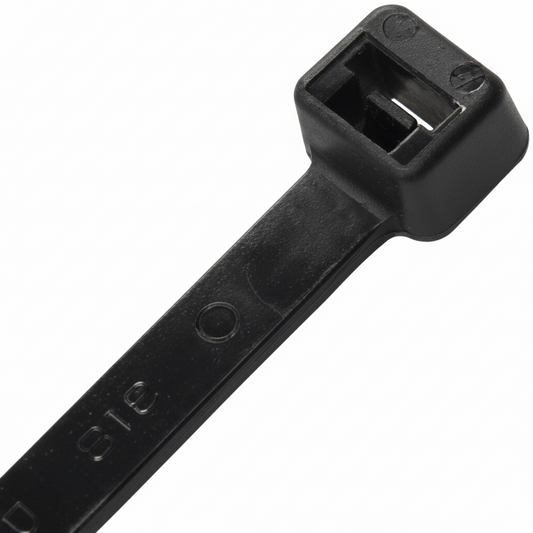 4" 18lb UV Black Heat Stabilized Cable Ties 100/bag Part # HS4-18-C