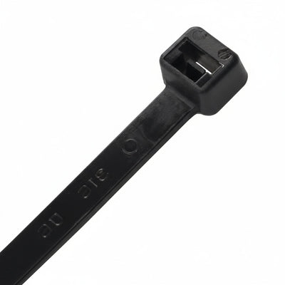 6" 18lb Heat Stabilized UV Black Ties 100/bag HS6-18-C
