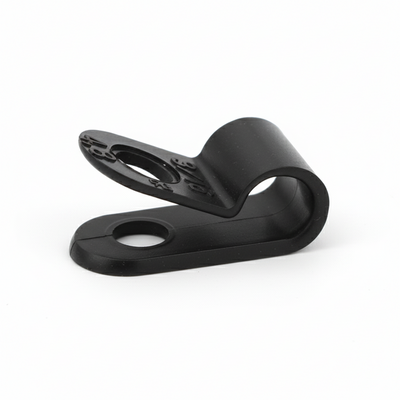 3/16"  Black Heavy Duty Cable Clamp 1/2" wide, 1000/bag, CC5-3/16-0M