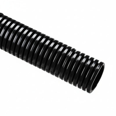 HellermannTyton 166-90290 HelaGuard Non-Metallic Conduit, Std. Weight, 0.50" Dia., Fine Pitch, Nylon PA6, Black, 164ft/reel