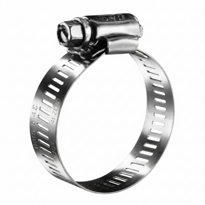 #44P Stainless Steel Hose Clamp w/ Zinc Plated Screw 10/box