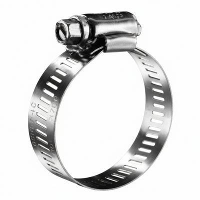 #64P Stainless Steel Hose Clamp w/ Zinc Plated Screw 10/box
