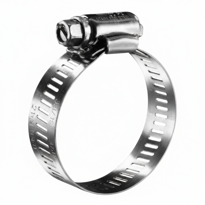 #72 Stainless Steel Hose Clamp w/ Zinc Plated Screw 10/box