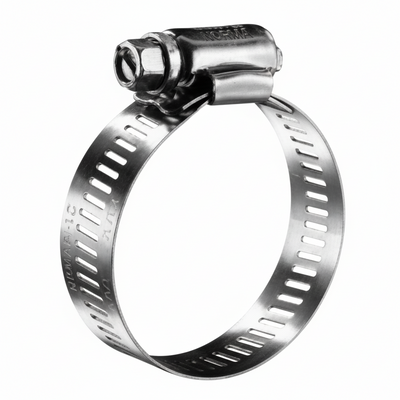 #24P Stainless Steel Hose Clamp w/ Zinc Plated Screw 10/box