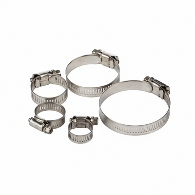 #6S All Stainless Steel Hose Clamp 10/box