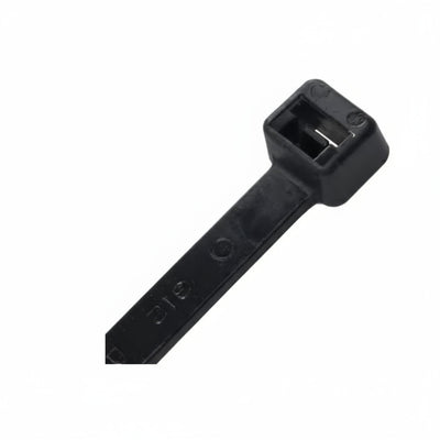 6" 18lb Heat Stabilized UV Black Ties 1,000/bag HS6-18-M