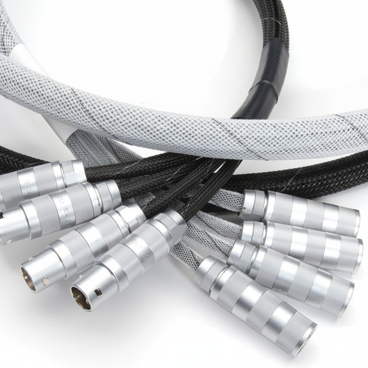 Flexo® Halar® - 6.35mm - Black w/ White Tracer