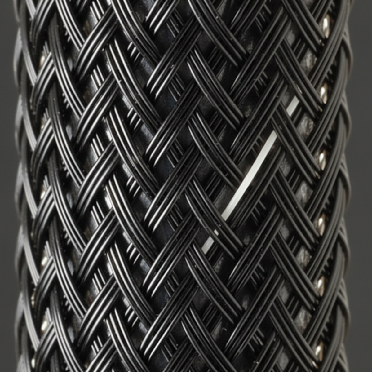Flexo® Halar® - 6.35mm - Black w/ White Tracer