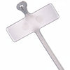 Thomas & Betts TY551M 4" 18lb Natural Nylon Identification 1x.313" Marking Pad 100/Bag