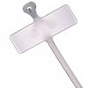 Thomas & Betts TY153M 4" 18lb Natural Nylon Identification .78x1" Marking Pad 500/Bag