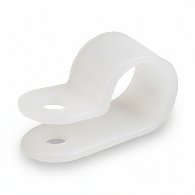 1/8" Natural Heavy Duty Cable Clamp 1/2" wide, 100/bag, CC5-1/8-9C