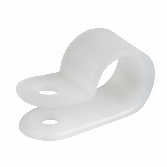 3/16" Natural Heavy Duty Cable Clamp 1/2" wide, 100/bag, CC5-3/16-9C