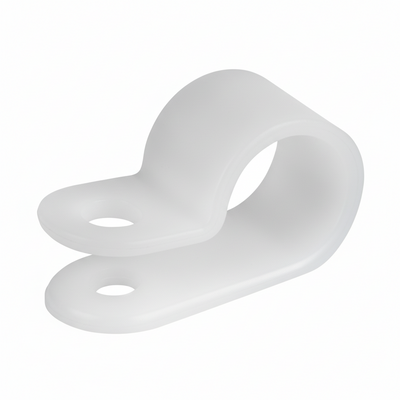 1/4" Natural Light Duty Cable Clamp 3/8" wide, 100/bag, CC3-1/4-9C