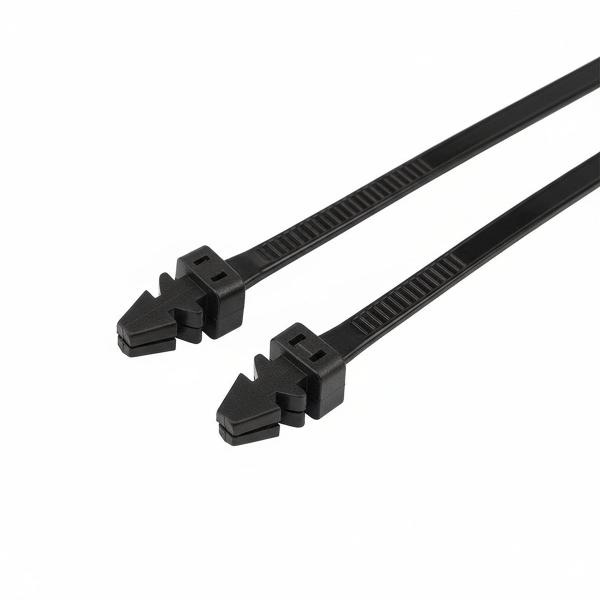 Push-Mount Cable Ties Without Wings