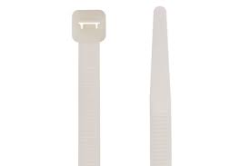 16.93" 50lb Natural Cable Ties 100/bag