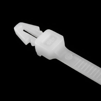 Push-Mount Cable Ties Without Wings