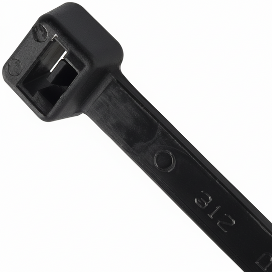 16.93" 50lb UV Black Cable Ties 100/bag Part # S17-50-0C