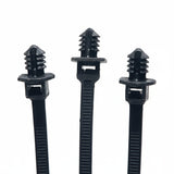 8" 50lb UV Black Fir Tree Cable Ties 1000/bag Part # 8-50-Fir Tree