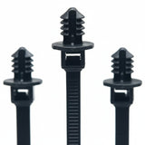 8" 50lb UV Black Fir Tree Cable Ties 100/bag Part # 8-50-Fir Tree