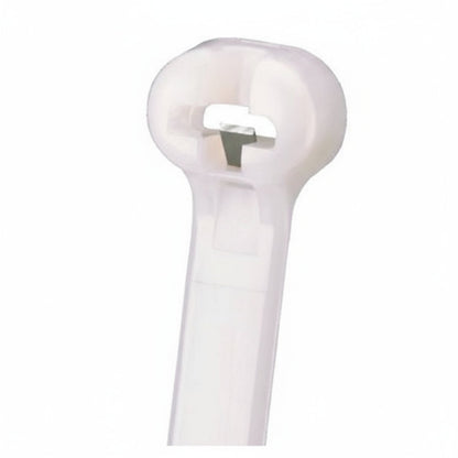 Panduit 11” 40lb. Natural Dome-Top Barb Ty Cable Ties 1000/bag Part # BT3I-M
