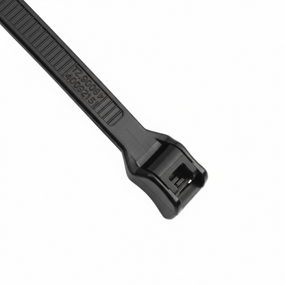 14" 120lb Black Low Profile/In-Line Cable Ties 100/bag Part #LP14-120-0C