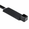 HellermannTyton IT50R0C2 Identification Tie, 8" Long, 50lb Tensile Strength, PA66, Black, 100/pkg