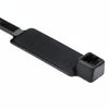HellermannTyton IT50R0M4 Identification Tie, 8" Long, 50lb Tensile Strength, PA66, Black, 1000/pkg
