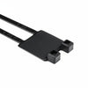 HellermannTyton IT50RD0K2 Identification Tie, 8" Long, 50lb Tensile Strength, PA66, Black, 50/pkg