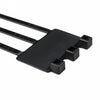 HellermannTyton IT50RT0UVK2 Identification Tie, 8" Long, 50lb Tensile Strength, PA66UV, Black, 50/pkg