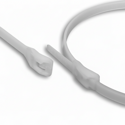 14" 50lb Natural Low Profile/In-Line Cable Ties 100/bag Part #LP14-50-9C
