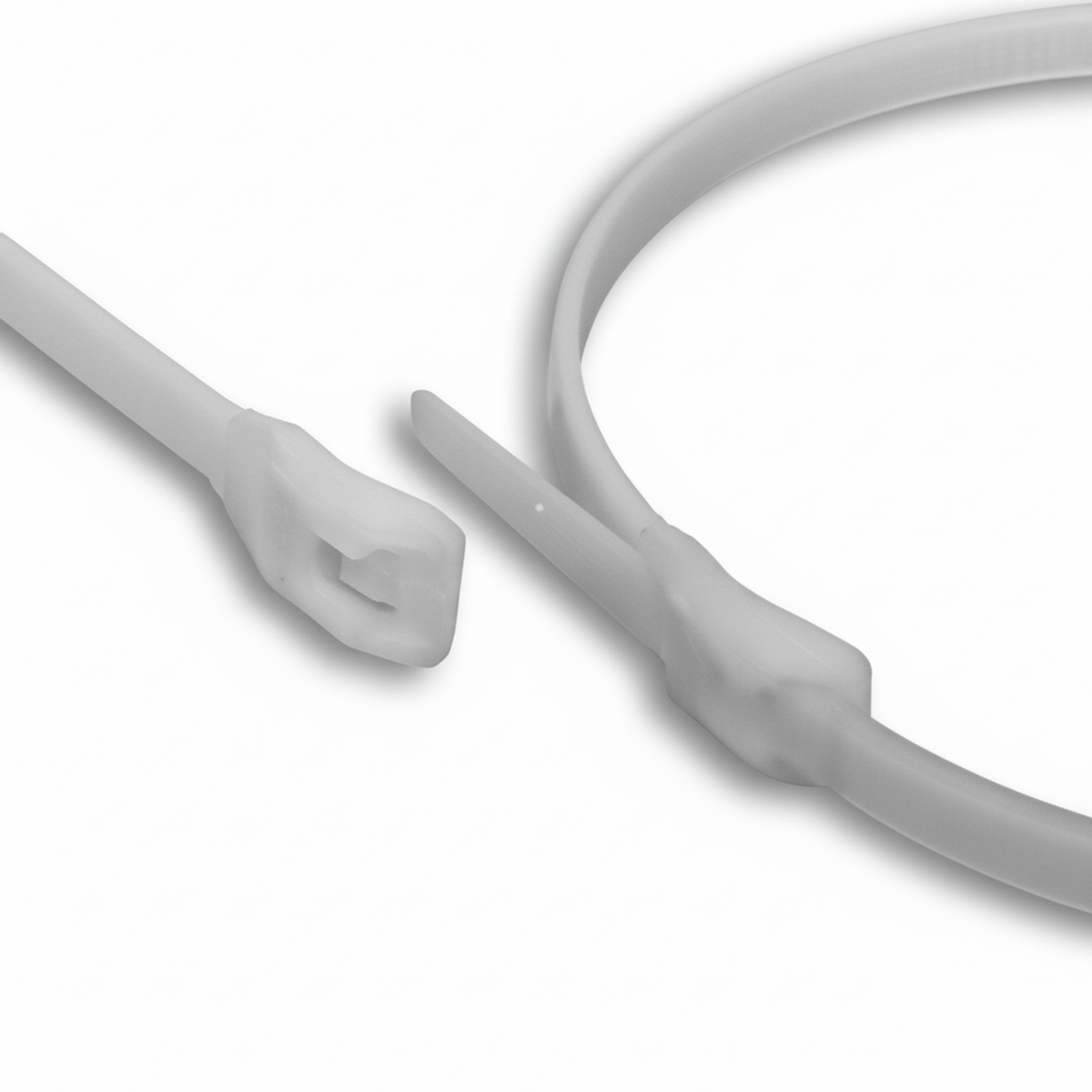 11" 50lb Natural Low Profile/In-Line Cable Ties 100/bag Part #LP11-50-9C