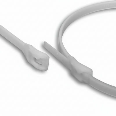 11" 50lb Natural Low Profile/In-Line Cable Ties 100/bag Part #LP11-50-9C