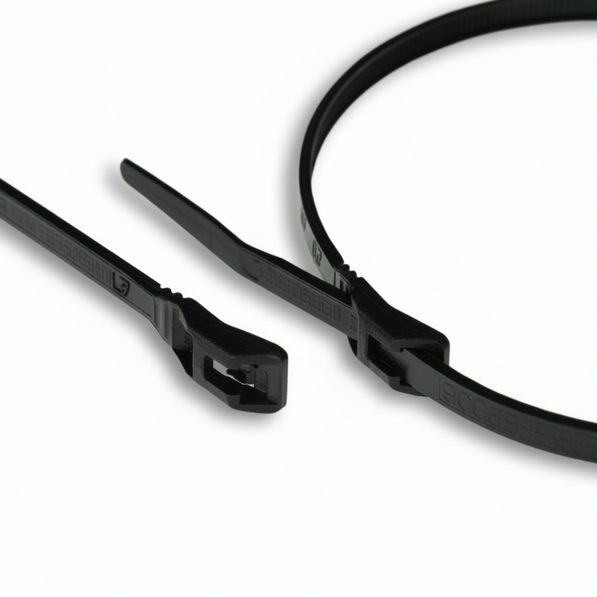 14" 120lb Black Low Profile/In-Line Cable Ties 100/bag Part #LP14-120-0C